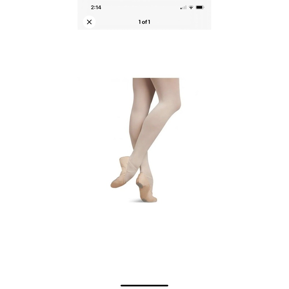 Leather Juliet II Ballet Slipper Style: 2027 by Capezio New In Box Sz 4.5W